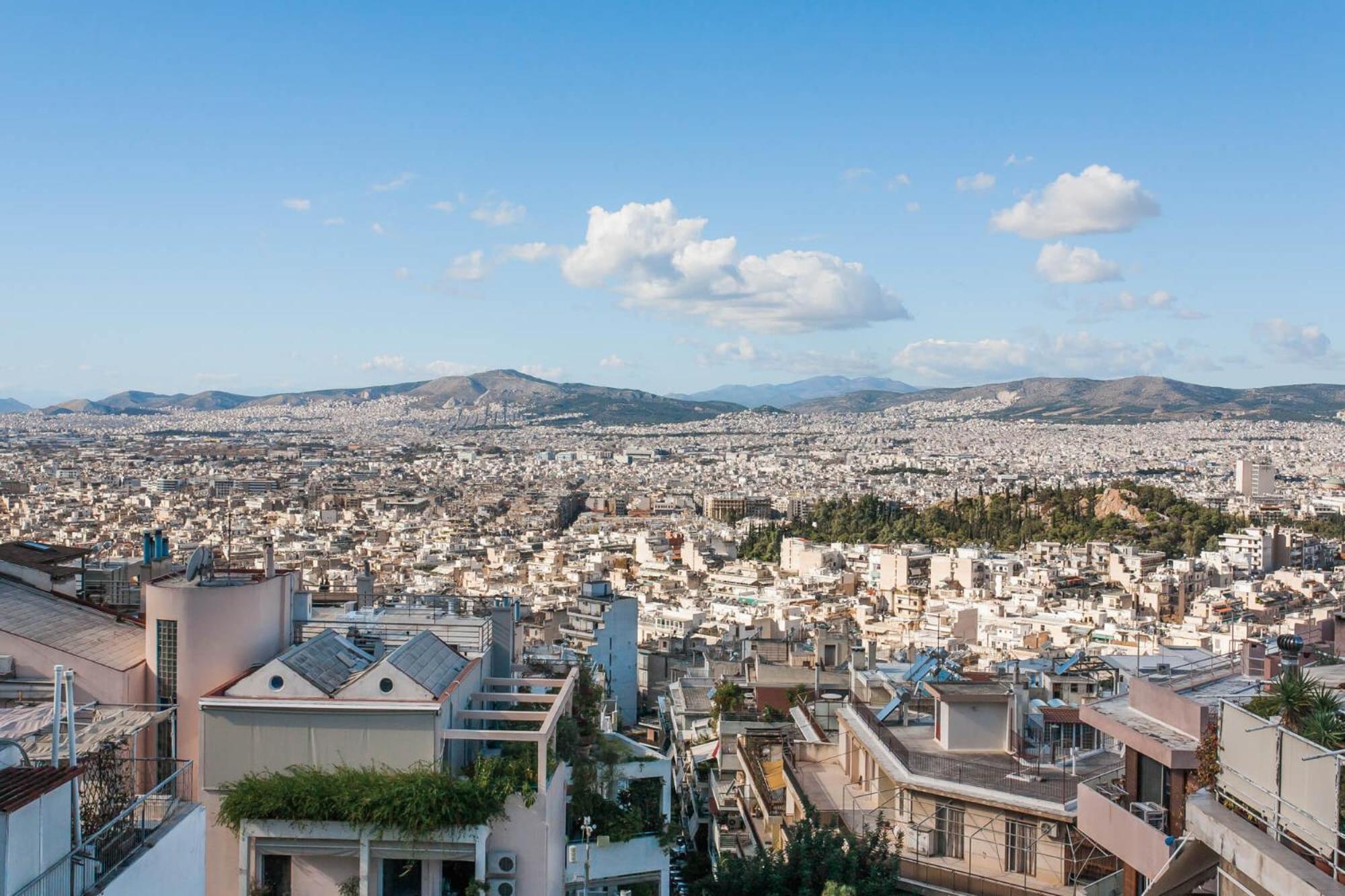 Ferienwohnung The Hill By Zoia Living Athen Exterior foto